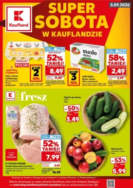 kaufland - Aktualna gazetka Kaufland - Super Sobota ważna od 04.09.2026 do 05.09.2026