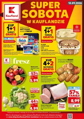 kaufland - Aktualna gazetka Kaufland - Super Sobota ważna od 11.09.2026 do 12.09.2026