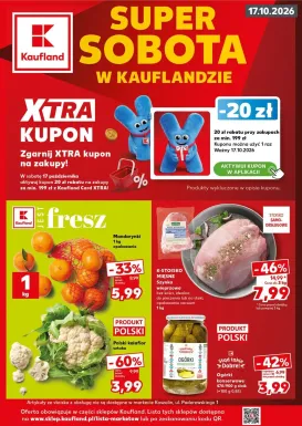 kaufland - Aktualna gazetka Kaufland - Super Sobota ważna od 15.10.2026 do 17.10.2026