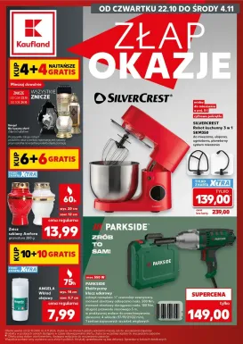 kaufland - Nowa gazetka Kaufland - Okazje ważna od 22.10.2026 do 04.11.2026