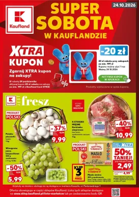 kaufland - Aktualna gazetka Kaufland - Super Sobota ważna od 22.10.2026 do 24.10.2026