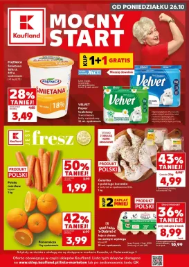 kaufland - Nowa gazetka Kaufland - Mocny Start ważna od 26.10.2026 do 28.10.2026