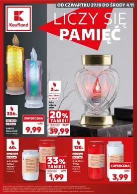 kaufland - Nowa gazetka Kaufland - Katalog Znicze ważna od 29.10.2026 do 04.11.2026