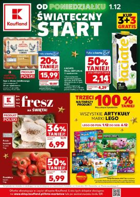 kaufland - Gazetka Kaufland - Mocny Start - ważna od 01.12. do 03.12.