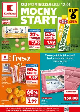 kaufland - Gazetka Kaufland - Mocny Start - ważna od 12.01. do 14.01.