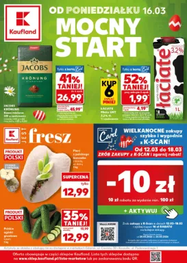 kaufland - Gazetka Kaufland - Mocny Start - ważna od 16.03.2026 do 18.03.2026