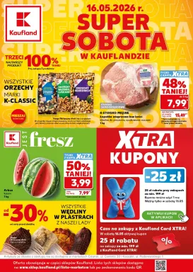 kaufland - Nowa gazetka Kaufland - Super Sobota ważna od 16.05.2026 - 16.05.2026