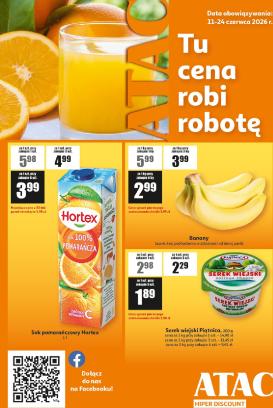 auchan - Nowa gazetka Auchan - ATAC Hiper Discount ważna od 11.06.2026 do 24.06.2026