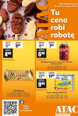 auchan - Nowa gazetka Auchan - ATAC Hiper Discount ważna od 25.06.2026 do 15.07.2026
