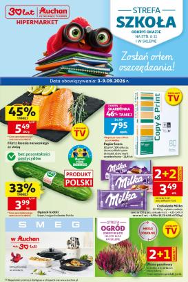 auchan - Nowa gazetka Hipermarket Auchan ważna od 03.09.2026 do 09.09.2026