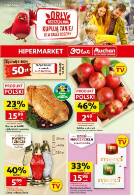 auchan - Nowa gazetka Hipermarket Auchan ważna od 08.10.2026 do 14.10.2026