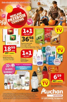 auchan - Gazetka Supermarket Auchan - ważna od 09.10. do 15.10.