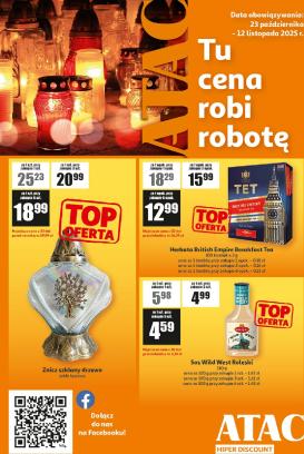 auchan - Gazetka Auchan - ATAC Hiper Discount - ważna od 23.10. do 12.11.