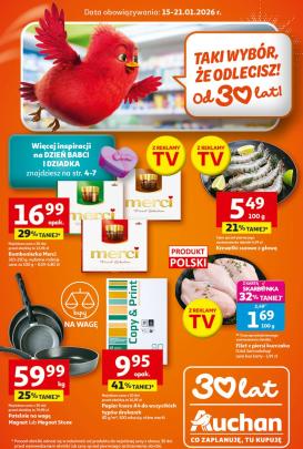 auchan - Gazetka Hipermarket Auchan - ważna od 15.01. do 21.01.