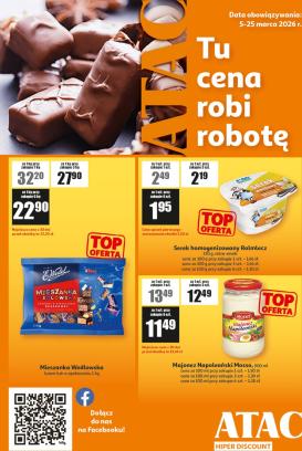 auchan - Gazetka Auchan Hipermarket - ATAC discount - ważna od 05.03.2026 do 25.03.2026