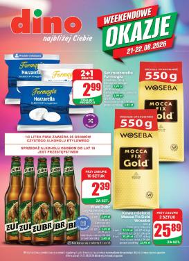 dino - Aktualna gazetka Dino - Weekendowe okazje ważna od 21.08.2026 do 22.08.2026