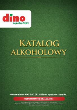 dino - Gazetka Dino - Katalog alkoholowy - ważna od 27.02.2026 do 07.03.2026