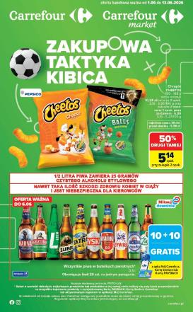 carrefour - Nowa gazetka Carrefour - Zakupowa taktyka kibica ważna od 01.06.2026 do 13.06.2026