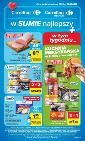 carrefour - Nowa gazetka Carrefour ważna od 15.06.2026 do 20.06.2026