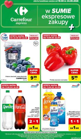 carrefour - Nowa gazetka Carrefour - Express 1 ważna od 18.08.2026 do 24.08.2026