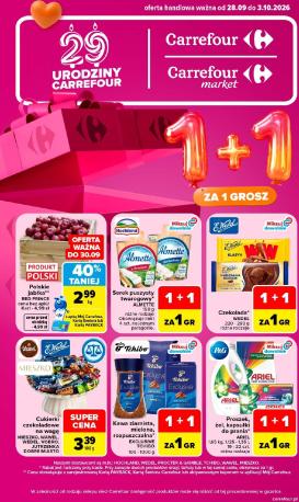 carrefour - Nowa gazetka Carrefour ważna od 28.09.2026 do 03.10.2026