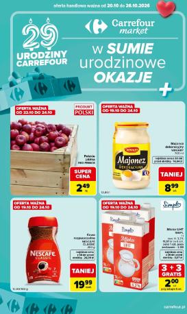 carrefour - Aktualna gazetka Carrefour - Market ważna od 20.10.2026 do 26.10.2026