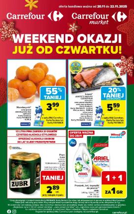 carrefour - Gazetka Carrefour - Weekend okazji już od czwartku - ważna od 20.11. do 22.11.