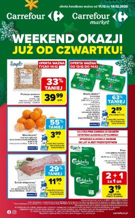 carrefour - Gazetka Carrefour - Weekend okazji już od czwartku - ważna od 11.12. do 14.12.