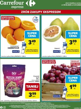 carrefour - Gazetka Carrefour - Express 1 - ważna od 30.12. do 05.01.