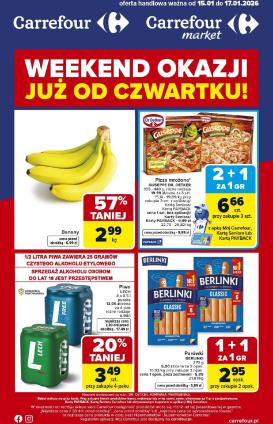 carrefour - Gazetka Carrefour - Weekend okazji już od czwartku! - ważna od 15.01. do 17.01.