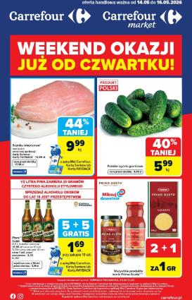 carrefour - Nowa gazetka Carrefour - Weekend promek już od czwartku ważna od 14.05.2026 do 16.05.2026