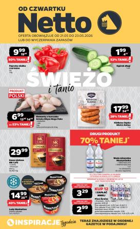 netto - Aktualna gazetka Netto ważna od 21.05.2026 do 23.05.2026