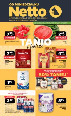 netto - Nowa gazetka Netto ważna od 22.06.2026 do 28.06.2026