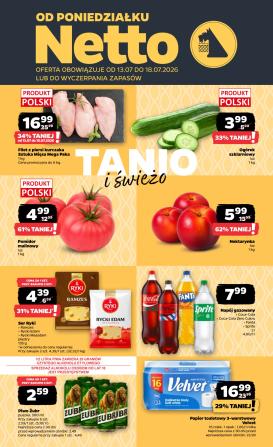 netto - Nowa gazetka Netto ważna od 13.07.2026 do 18.07.2026