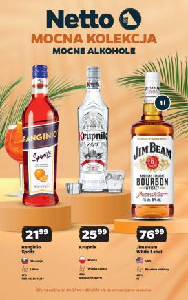netto - Aktualna gazetka Netto - Mocne alkohole ważna od 20.07.2026 do 01.08.2026