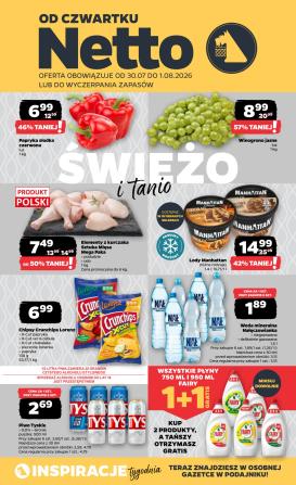 netto - Nowa gazetka Netto ważna od 30.07.2026 do 01.08.2026