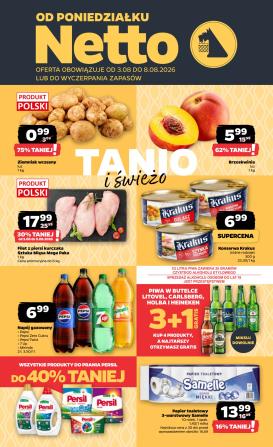 netto - Nowa gazetka Netto ważna od 03.08.2026 do 08.08.2026