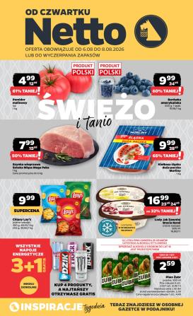 netto - Nowa gazetka Netto ważna od 06.08.2026 do 08.08.2026