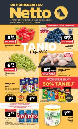 netto - Nowa gazetka Netto ważna od 10.08.2026 do 14.08.2026