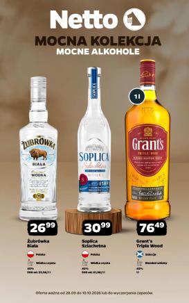 netto - Aktualna gazetka Netto - Mocne alkohole ważna od 28.09.2026 do 10.10.2026