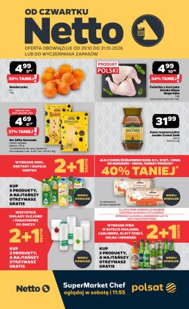 netto - Nowa gazetka Netto - Food ważna od 29.10.2026 do 31.10.2026