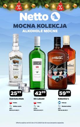 netto - Gazetka Netto - Alkohole mocne - ważna od 08.12. do 21.12.