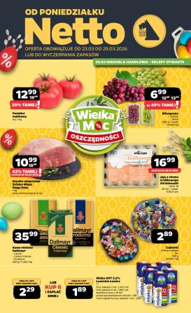 netto - Gazetka Netto - Food - ważna od 23.03.2026 do 29.03.2026