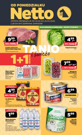 netto - Nowa gazetka Netto ważna od 20.04.2026 do 26.04.2026