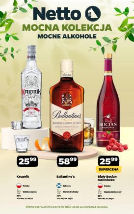 netto - Aktualna gazetka Netto - Mocne alkohole ważna od 27.04.2026 do 09.05.2026