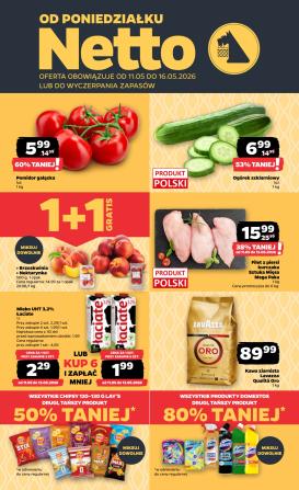 netto - Nowa gazetka Netto - Food ważna od 11.05.2026 do 16.05.2026