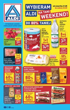 aldi - Nowa gazetka ALDI - Oferta weekendowa ważna od 21.05.2026 do 23.05.2026