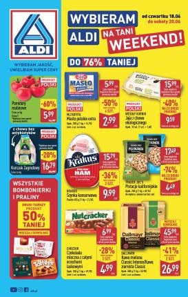 aldi - Aktualna gazetka ALDI - Oferta weekendowa ważna od 18.06.2026 do 20.06.2026
