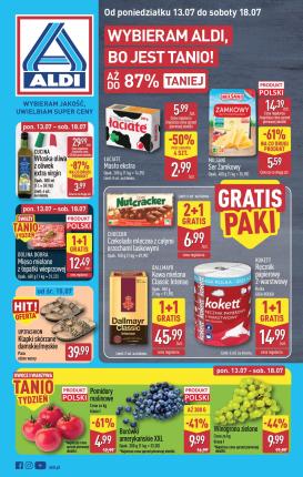 aldi - Nowa gazetka ALDI - Pełna oferta ważna od 13.07.2026 do 18.07.2026