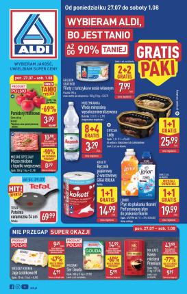 aldi - Nowa gazetka ALDI ważna od 27.07.2026 do 01.08.2026